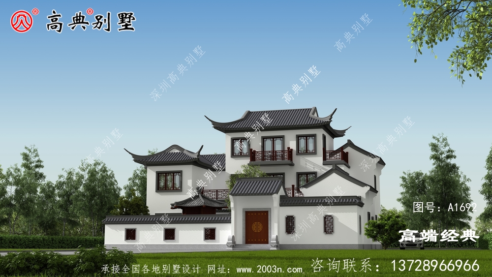 乐清市中式带小院民宿平面户型图，这种设计谁不喜欢？